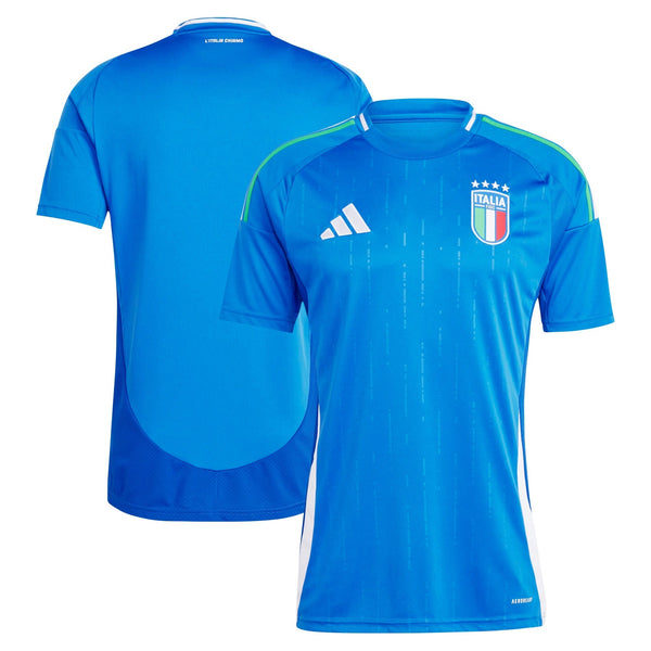 Italy National Team adidas 2024 Home Jersey - Blue