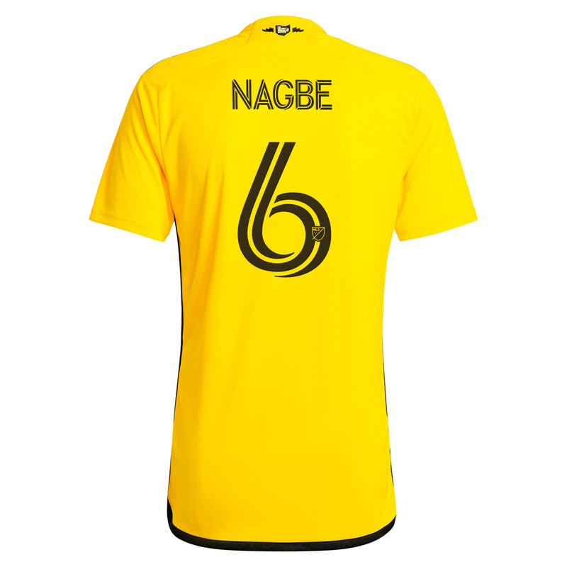 Darlington Nagbe Columbus Crew adidas 2024 The Home Kit Player Jersey - Yellow