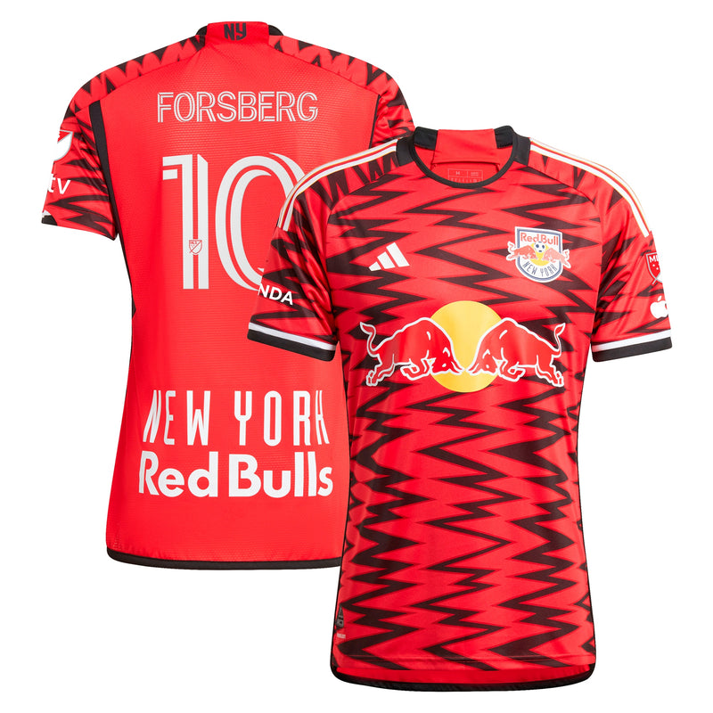 Emil Forsberg New York Red Bulls adidas 2024 Legacy Player Jersey – Red