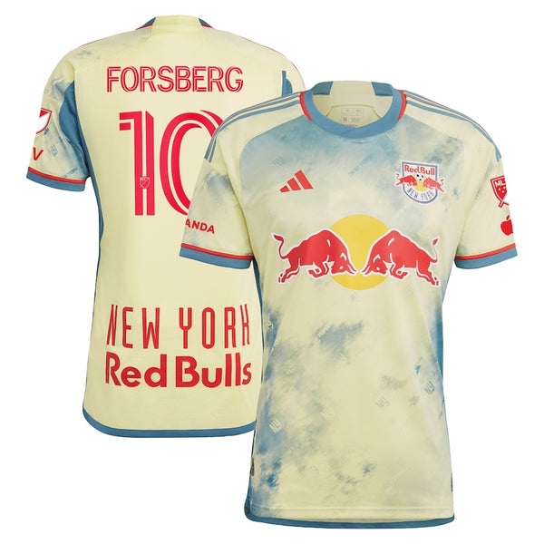 Emil Forsberg New York Red Bulls adidas 2024 Daniel Patrick Kit Player Jersey – Yellow