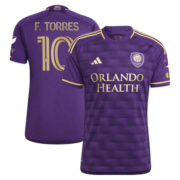 Facundo Torres Orlando City SC adidas 2024 The Wall Kit Authentic Player Jersey – Purple