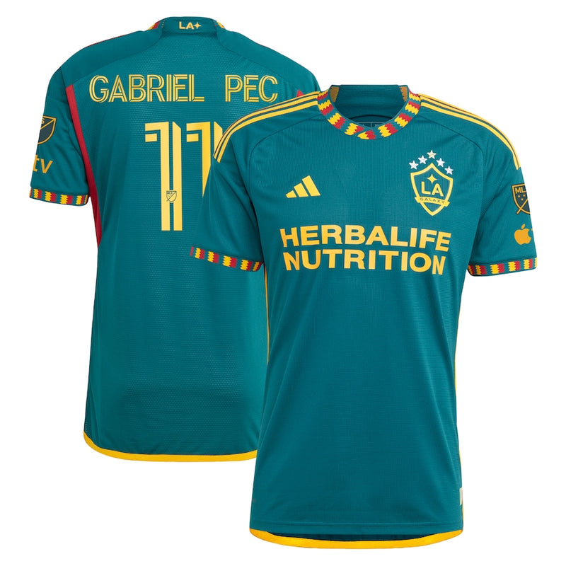 Gabriel Pec LA Galaxy adidas 2024 LA Kit Player Jersey - Green