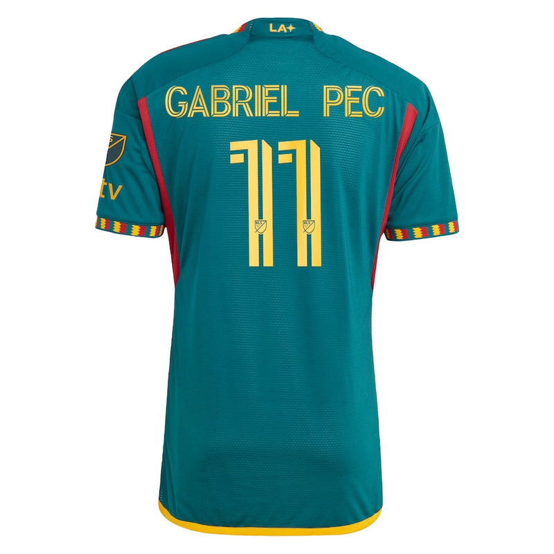 Gabriel Pec LA Galaxy adidas 2024 LA Kit Player Jersey - Green