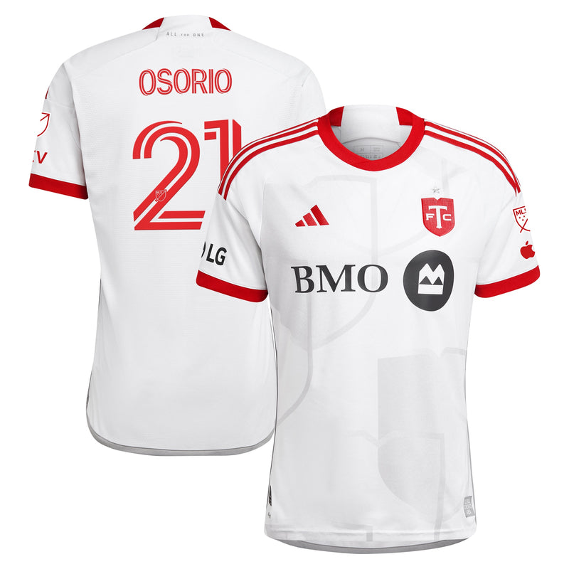 Jonathan Osorio Toronto FC adidas 2024 GTA Kit Authentic Player Jersey – White