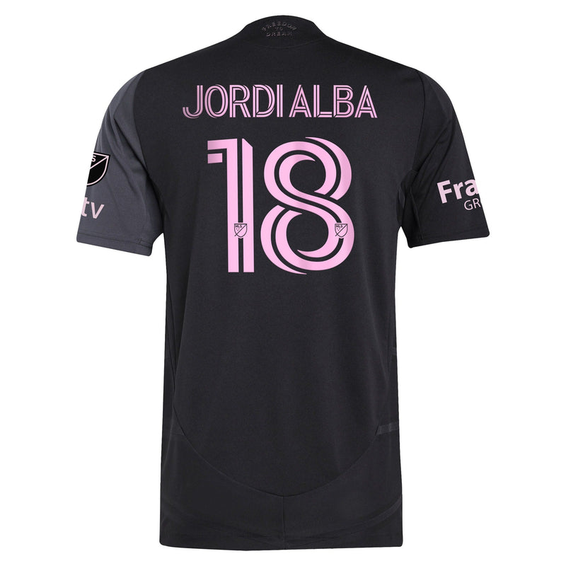 Jordi Alba Ramos Inter Miami CF adidas 2025 The Fortitude Kit  Player Jersey - Black