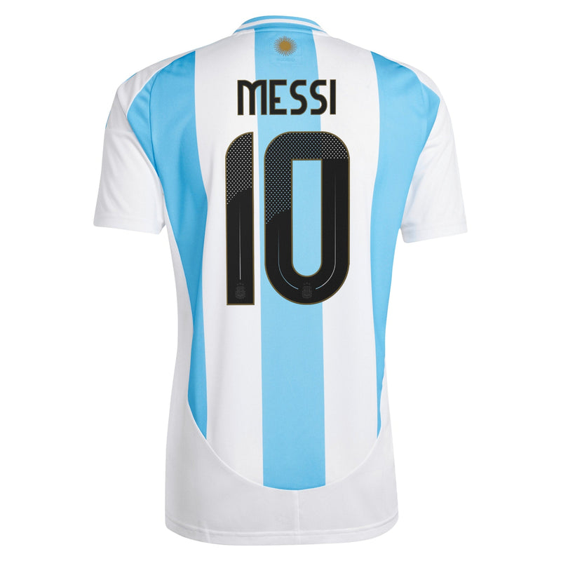 Men's adidas Lionel Messi White Argentina National Team 2024 Home Player Jersey