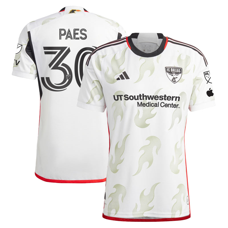 Maarten Paes FC Dallas adidas 2024 Burn Baby Burn Authentic Player Jersey – White