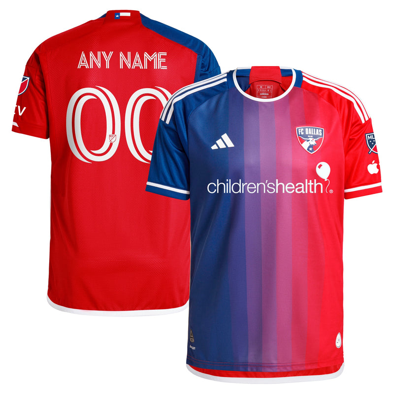 FC Dallas adidas 2024 After Burner Authentic Custom Jersey – Navy