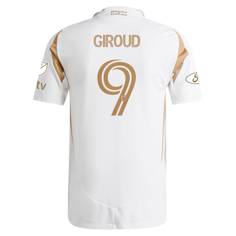 Olivier Giroud LAFC adidas 2025 Secondary Player Jersey - White