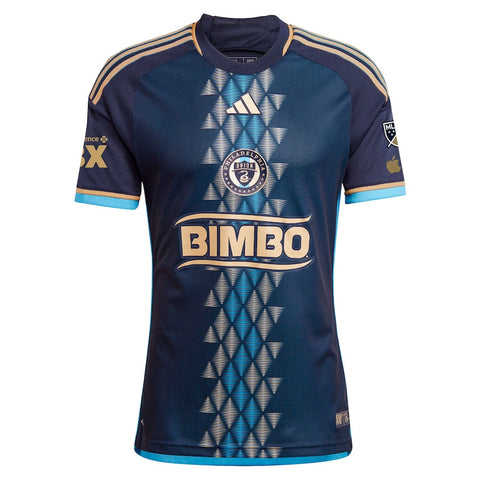 Quinn Sullivan Philadelphia Union adidas 2024 The XV Kit Player Jersey - Navy