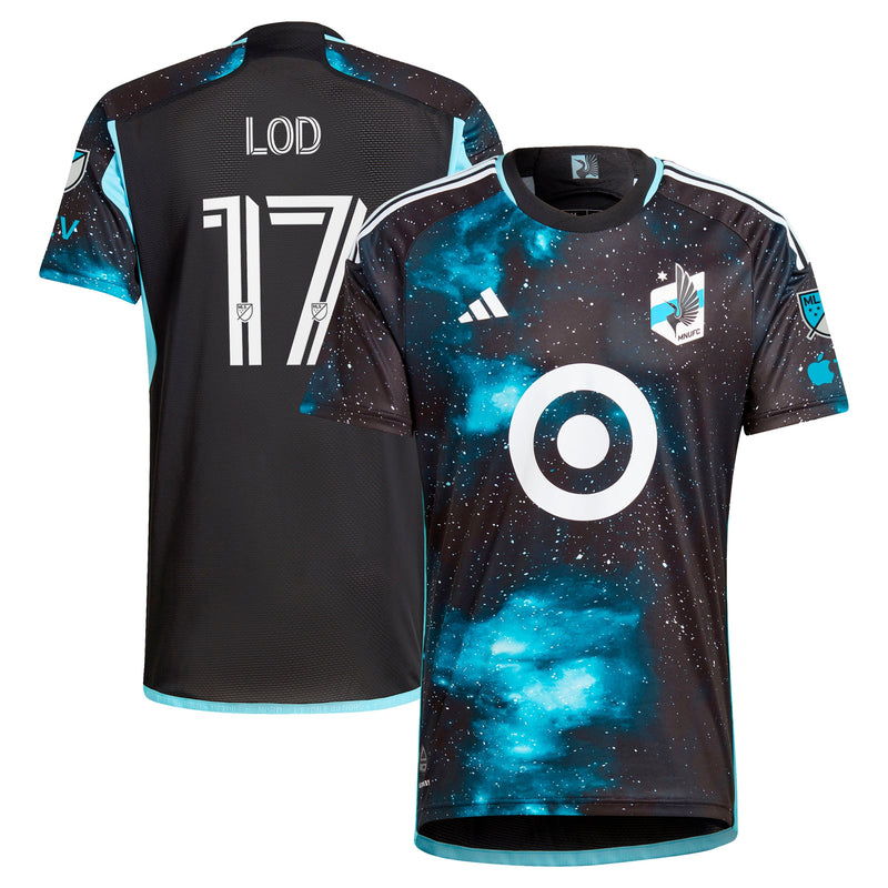 Robin Lod Minnesota United FC adidas 2024 Starry Night Authentic Player Jersey - Black