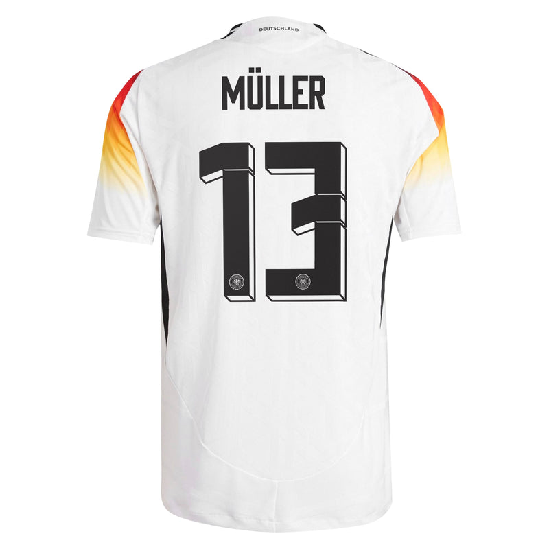 Thomas Muller Germany National Team adidas 2024 Home Jersey - White