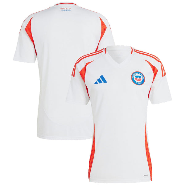 Chile National Team adidas 2024 Away Jersey - White