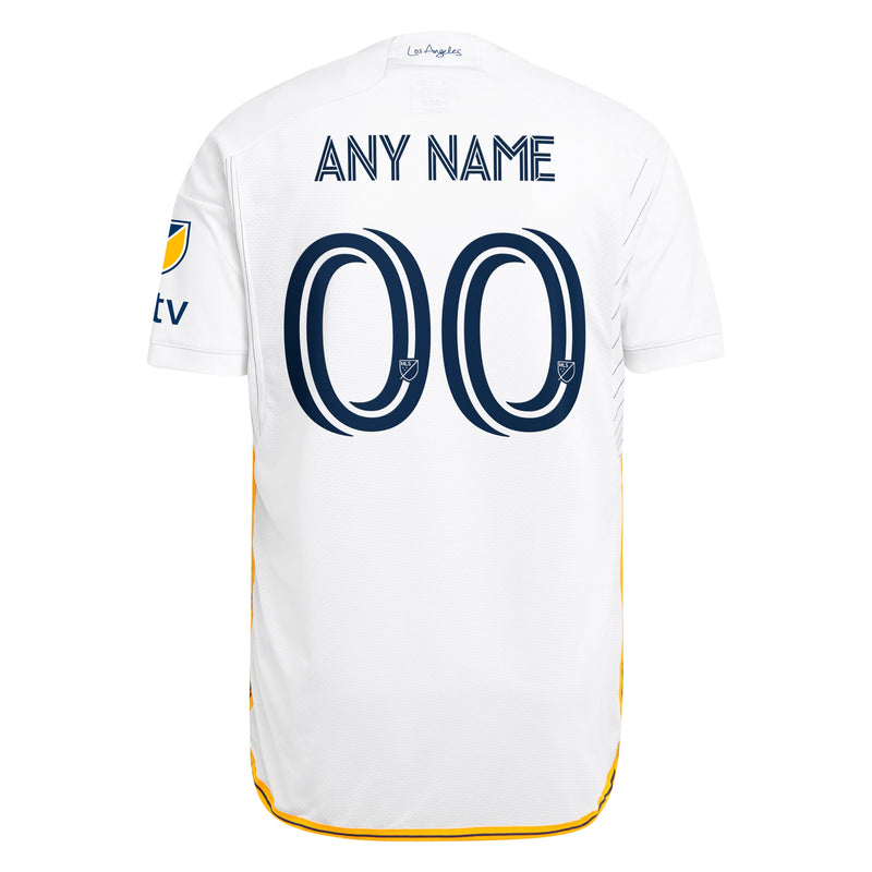 LA Galaxy adidas 2024 Angeleno Kit Custom Jersey - White