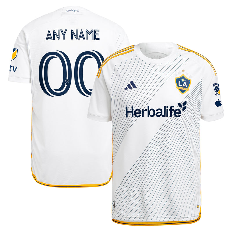 LA Galaxy adidas 2024 Angeleno Kit Custom Jersey - White