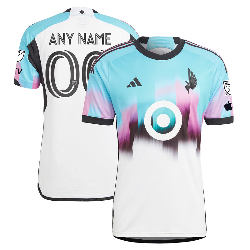 Minnesota United FC adidas 2023 The Northern Lights Kit Authentic Custom Jersey - White