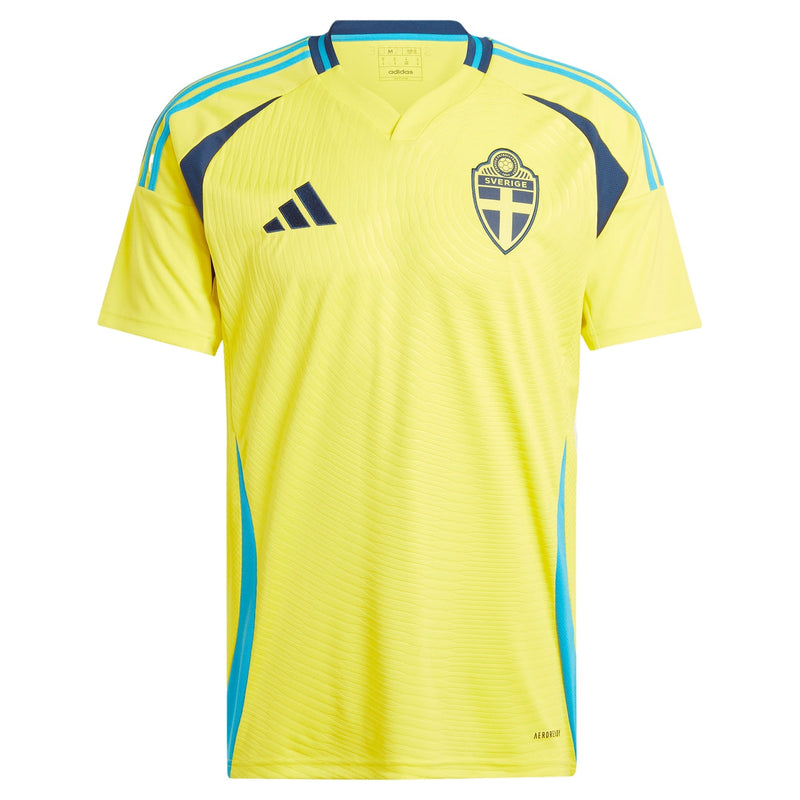 Sweden National Team adidas 2024 Home Jersey - Yellow