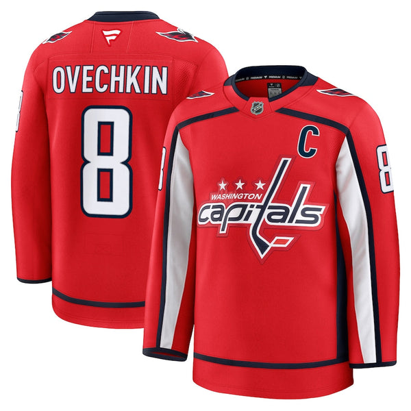 Men's Fanatics Alexander Ovechkin Red Washington Capitals Home Premium Jersey