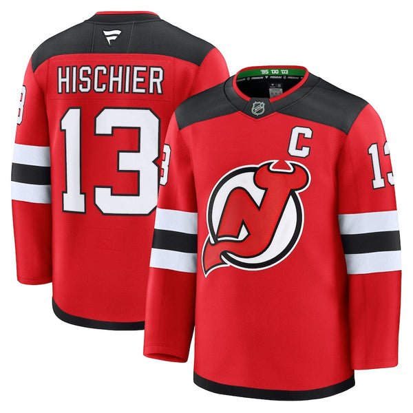 Nico Hischier New Jersey Devils Fanatics Home Premium Jersey - Red