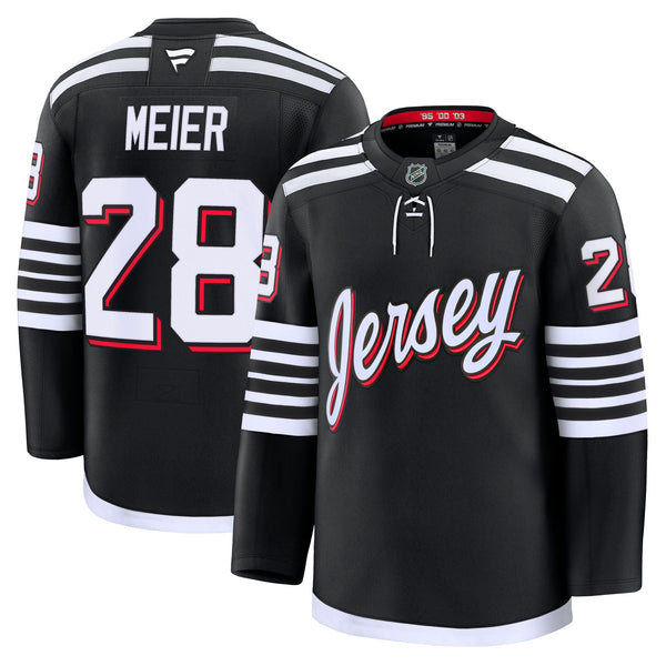 Timo Meier New Jersey Devils Fanatics Alternate Premium Jersey - Black