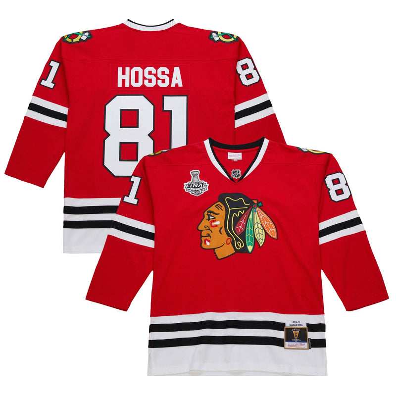 Marian Hossa Chicago Blackhawks 2014-15 Power Play Jersey - Scarlet