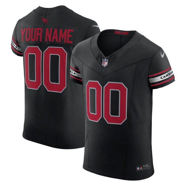 Arizona Cardinals Nike Vapor F.U.S.E. Elite Custom Jersey - Black