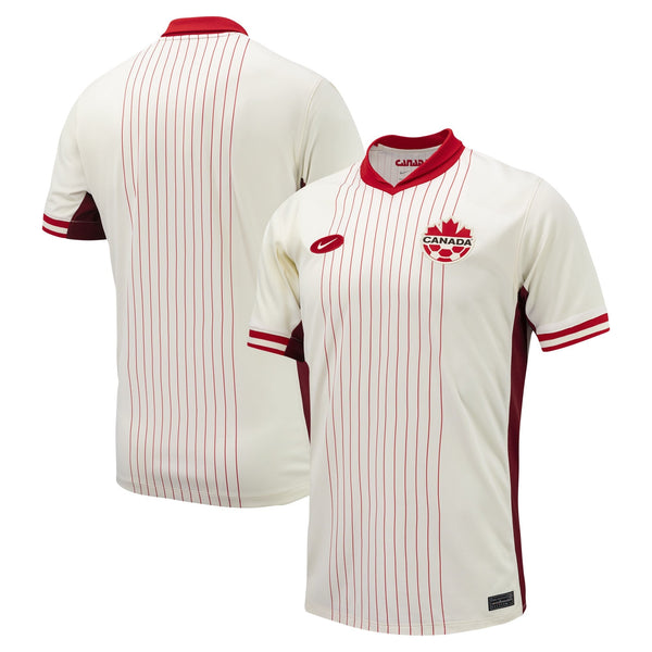 Canada Soccer Nike Men's 2024 Away Jersey - Cream