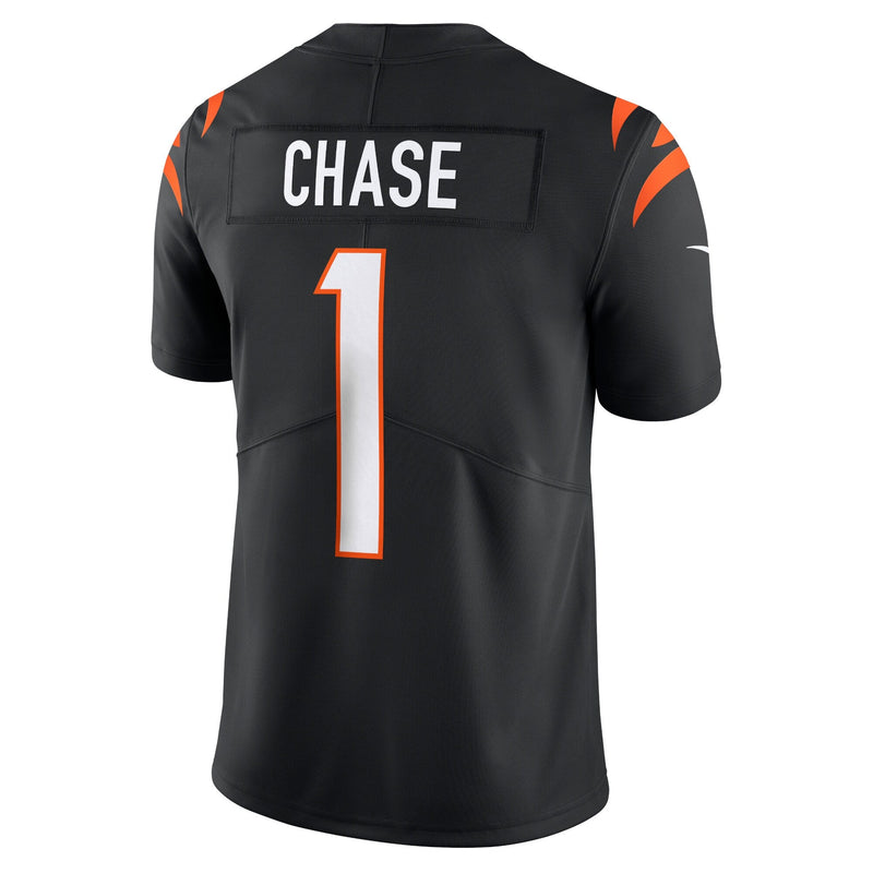 Nike Ja'Marr Chase Men's Black Cincinnati Bengals Vapor Untouchable Limited Jersey