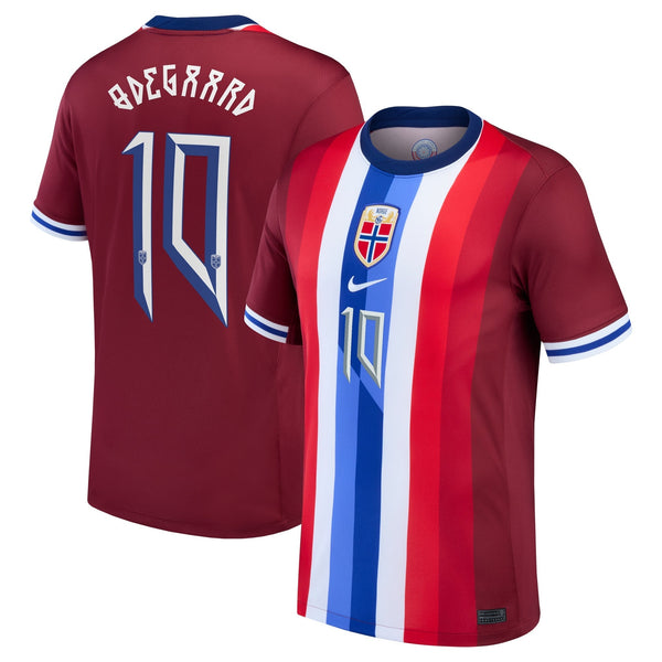 Martin Odegaard Norway National Team Nike 2024 Home Jersey - Red