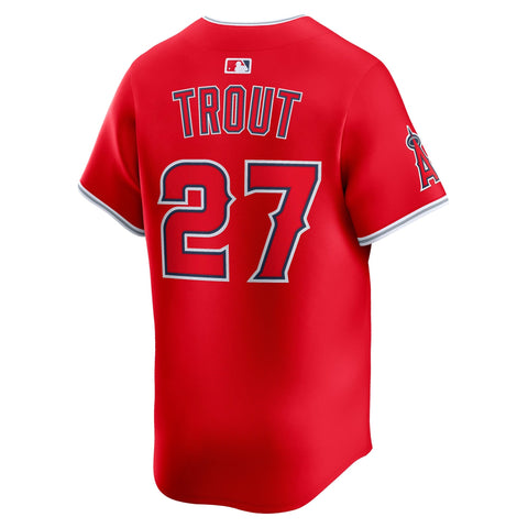 Mike Trout Los Angeles Angels Nike Alternate Limited Player Jersey - Red