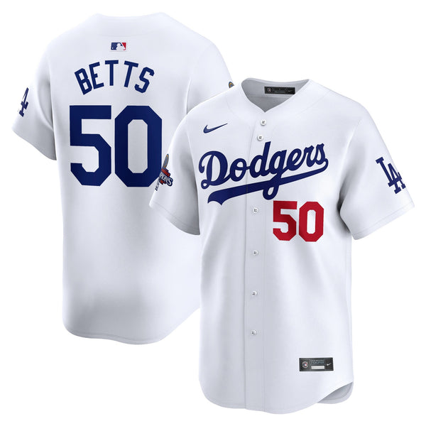 Mookie Betts Los Angeles Dodgers Nike 2024 World Series Champions Home Limited Player Jersey - White