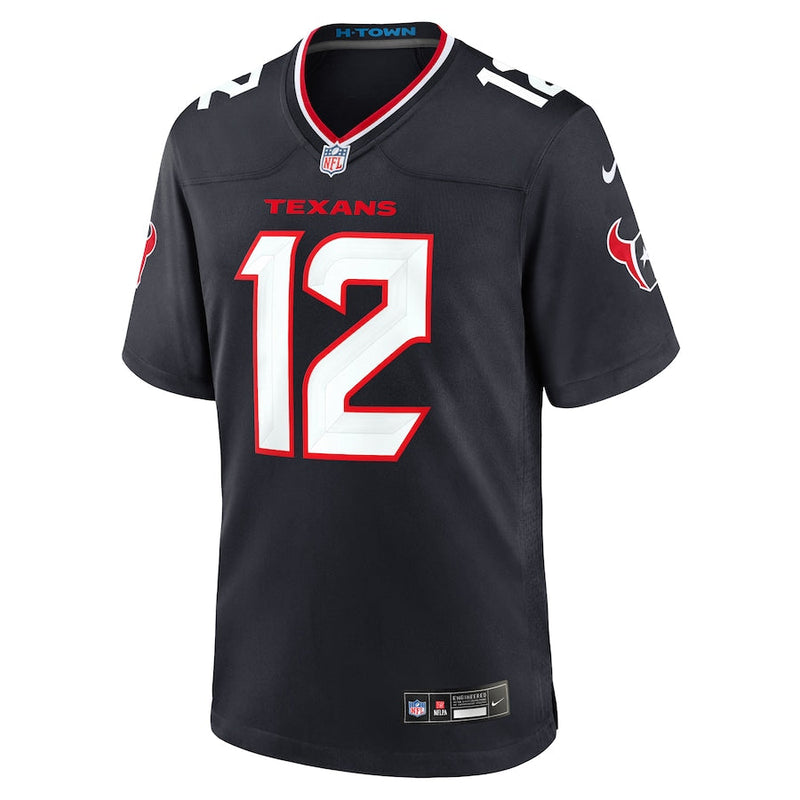 Nico Collins Houston Texans Nike Game Jersey - Navy