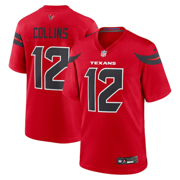 Nico Collins Houston Texans Nike Alternate Game Jersey - Red