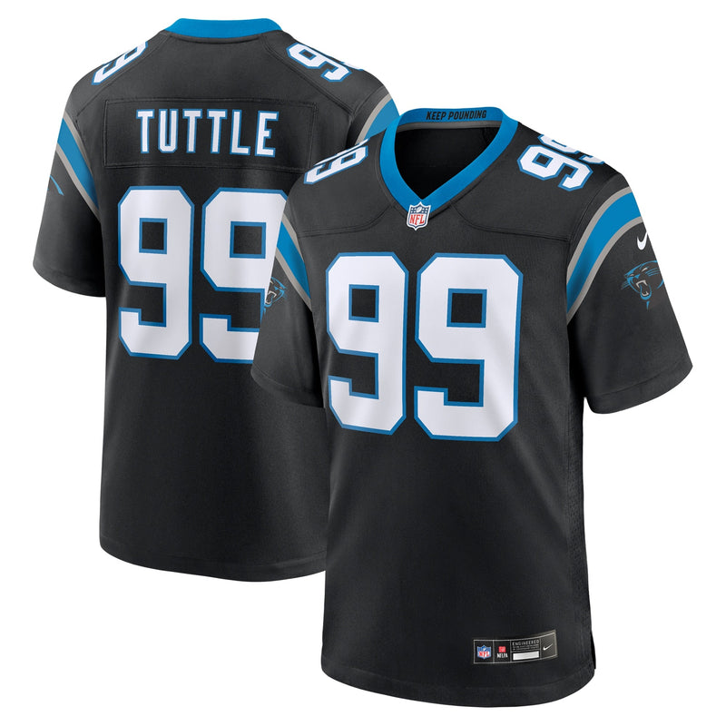 Shy Tuttle Carolina Panthers Nike Game Jersey - Black