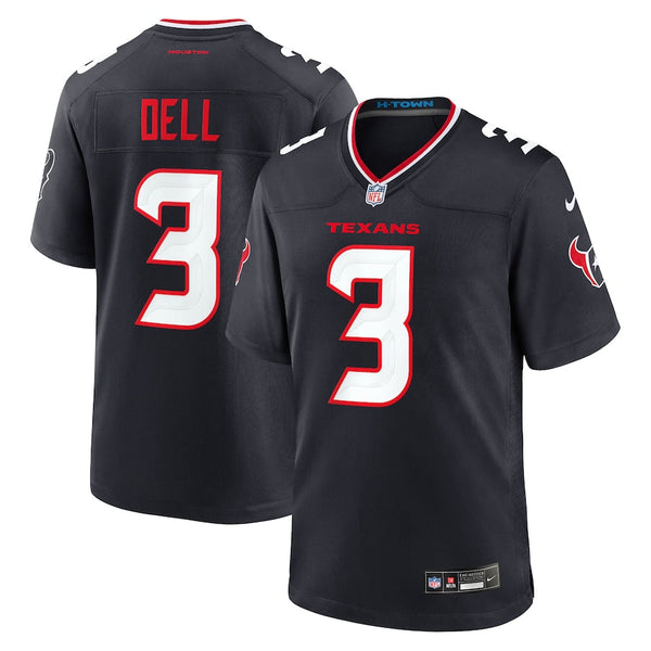 Tank Dell Houston Texans Nike Game Jersey - Navy