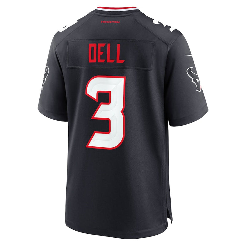 Tank Dell Houston Texans Nike Game Jersey - Navy