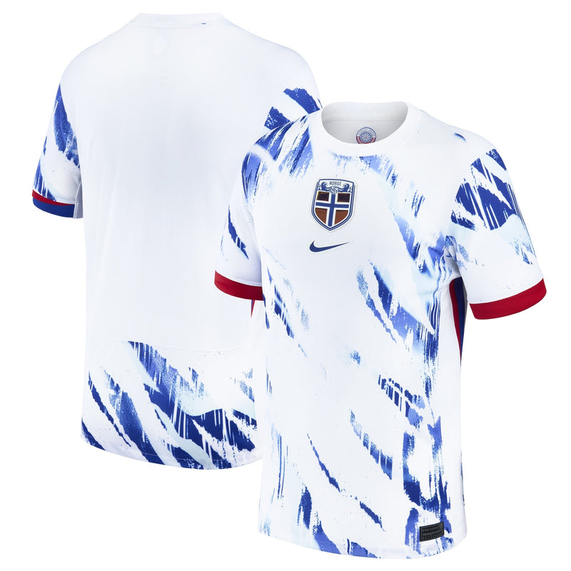 Norway National Team Nike 2024 Away Blank Jersey - White