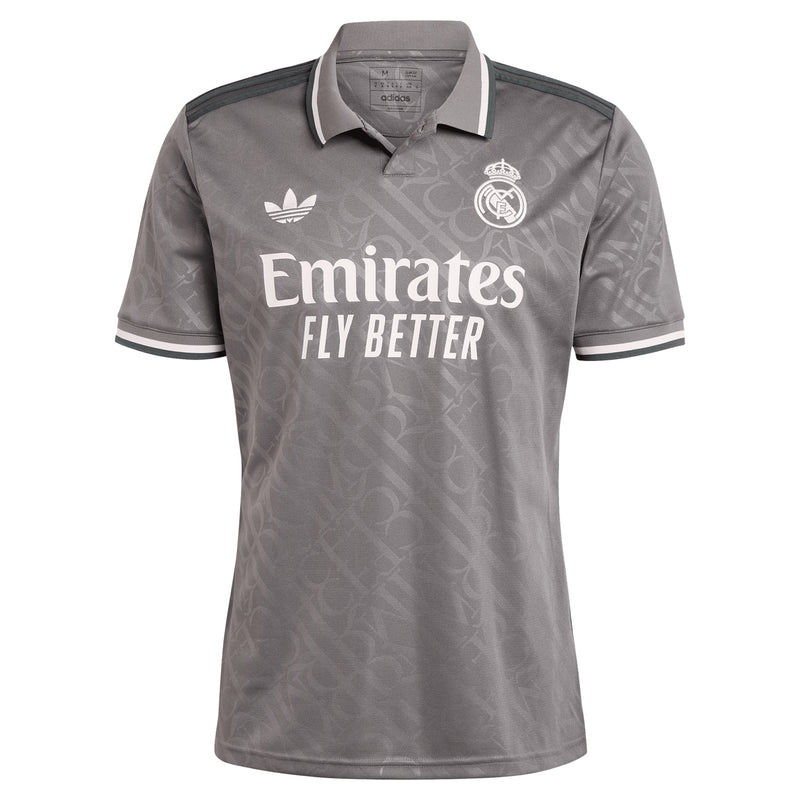 Real Madrid adidas Third Shirt 2024-25 with Bellingham 5 printing