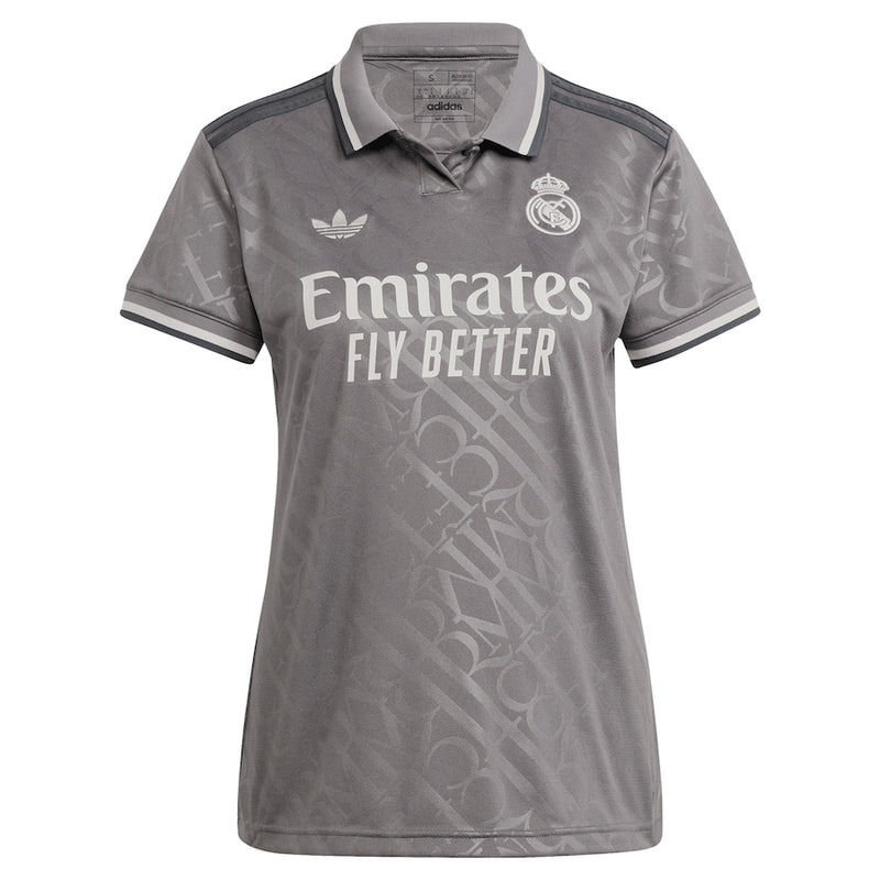 Real Madrid adidas Third Shirt 2024-25 - Womens with Mbappé 9 printing