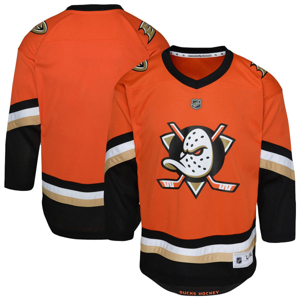 Toddler Orange Anaheim Ducks Home Jersey