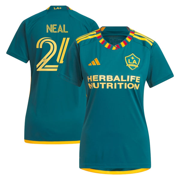 Jalen Neal LA Galaxy adidas 2024 LA Kit Player Jersey - Green