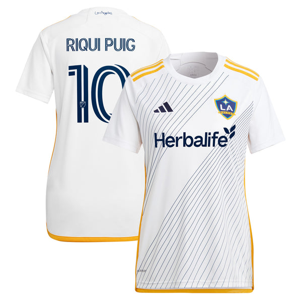 Riqui Puig LA Galaxy adidas 2024 Angeleno Kit Player Jersey - White