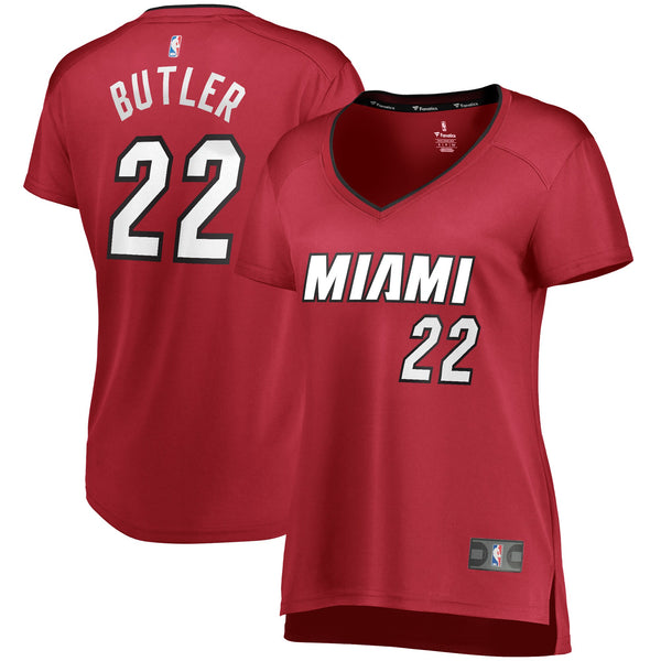 Jimmy Butler Miami Heat Fanatics Women's Fast Break Player Jersey - Statement Edition - Maroon