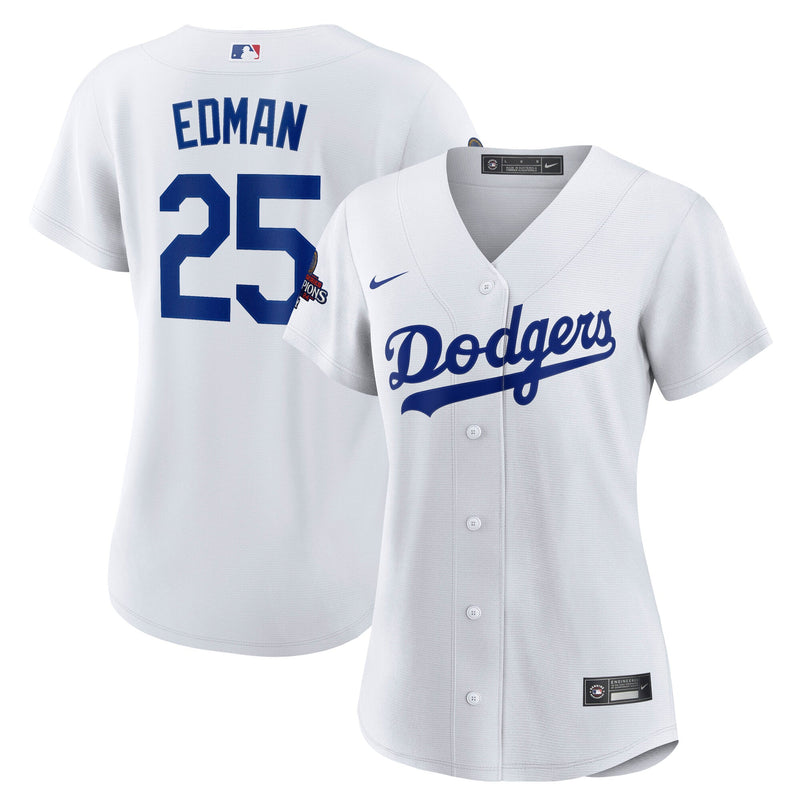 Tommy Edman Los Angeles Dodgers Nike Women's 2024 World Series Champions Home Player Jersey - White