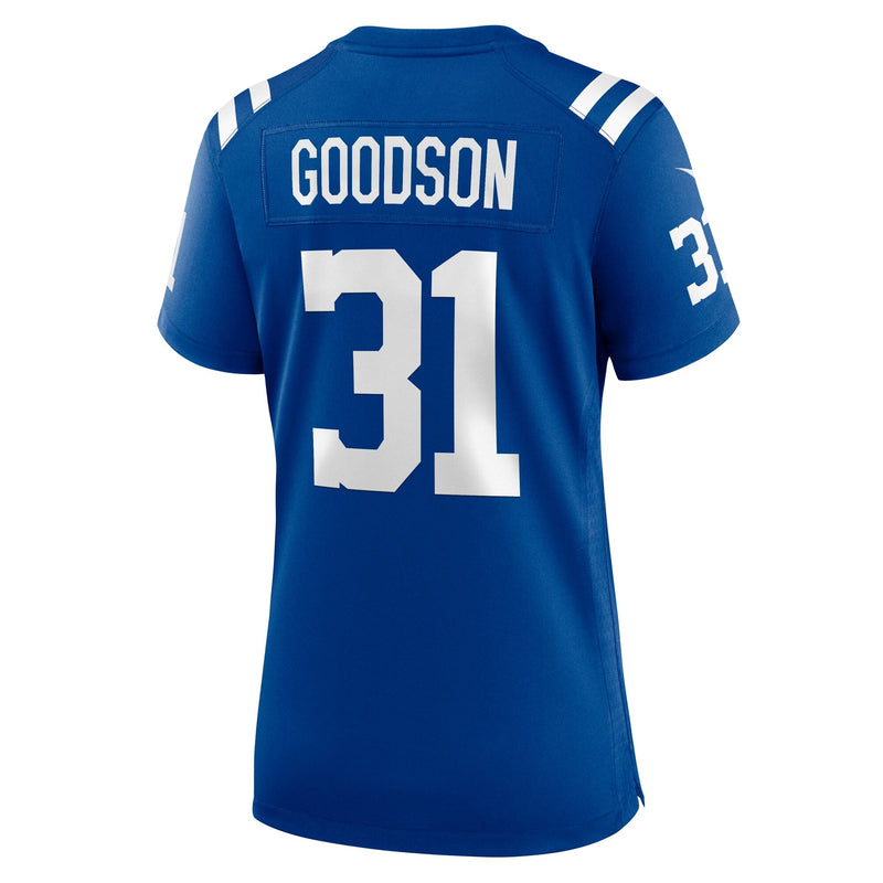 Tyler Goodson Indianapolis Colts Nike Women's Game Jersey - Royal