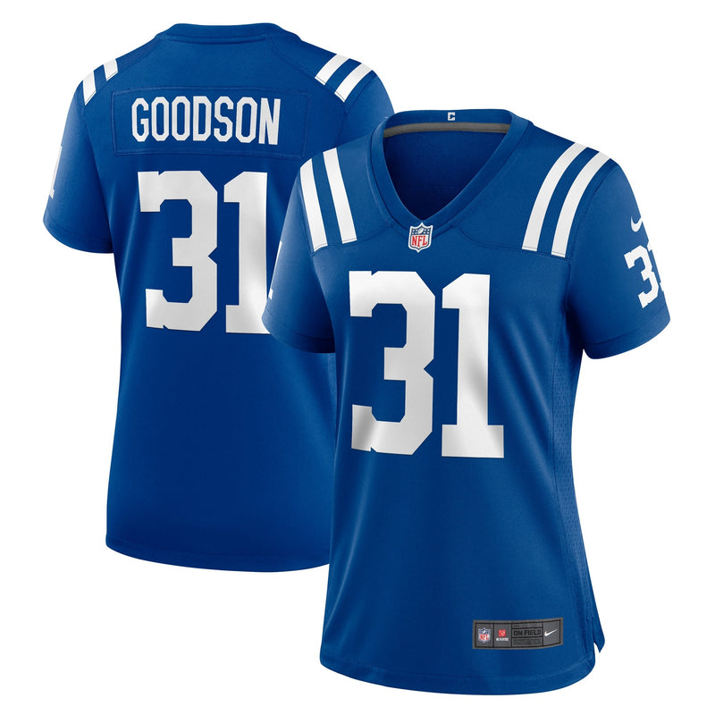 Tyler Goodson Indianapolis Colts Nike Women's Game Jersey - Royal