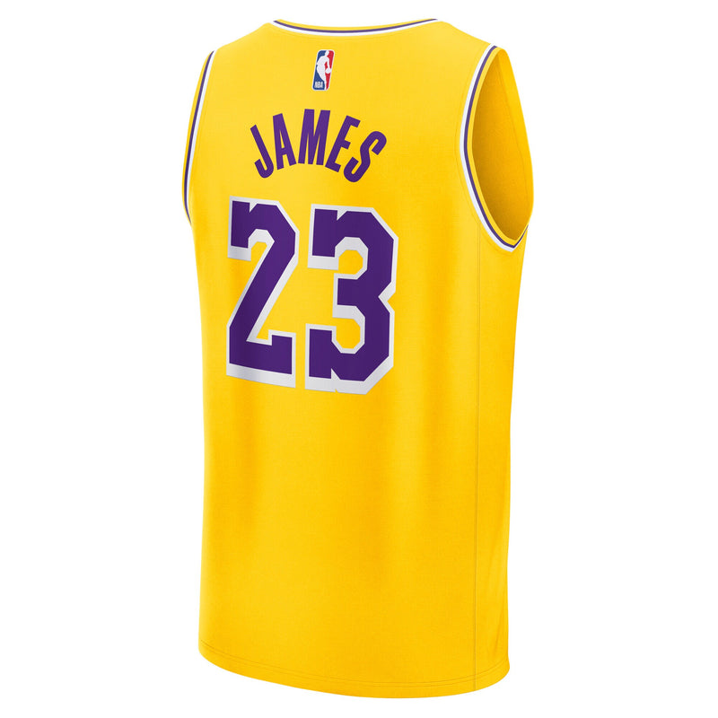 LeBron James Los Angeles Lakers Fanatics Youth Fast Break Player Jersey - Icon Edition - Gold