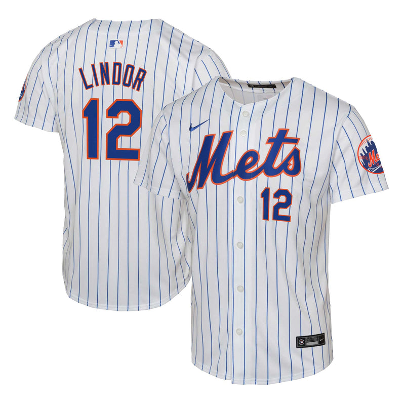 Francisco Lindor New York Mets Youth Limited Player Jersey - White