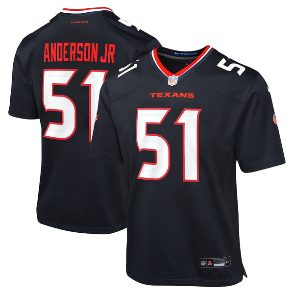 Will Anderson Jr. Houston Texans Nike Youth Game Jersey - Navy