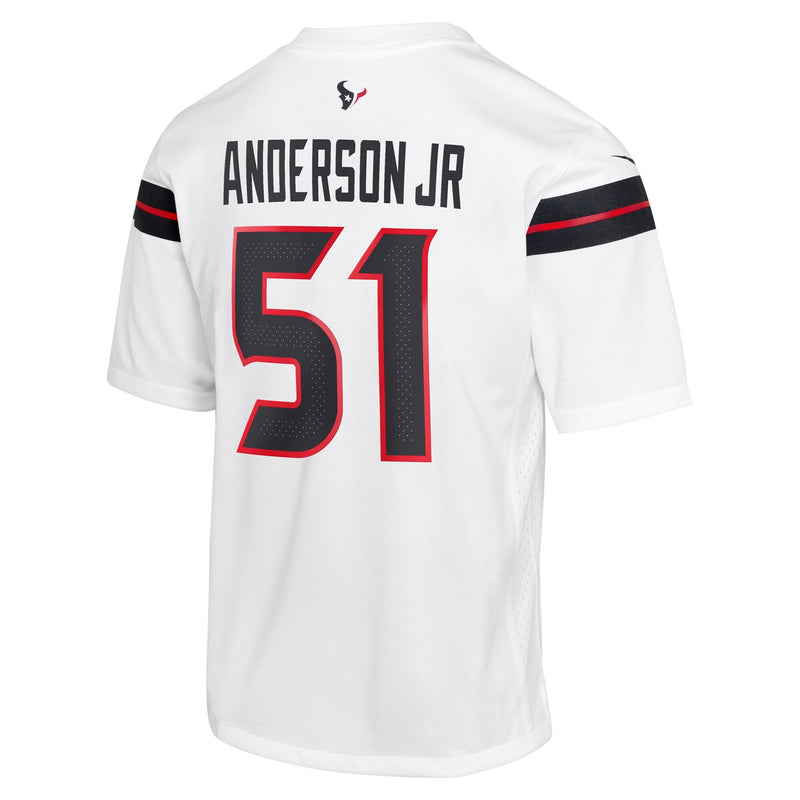 Will Anderson Jr. Houston Texans Nike Youth Game Jersey - White